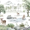 Hot Deer Forest - Winter Kinderkamer | Dieren