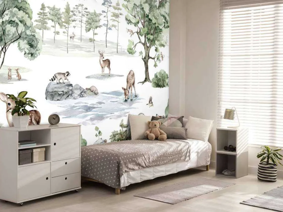deer_forest__winter_3.webp Hot Deer Forest - Winter Kinderkamer | Dieren