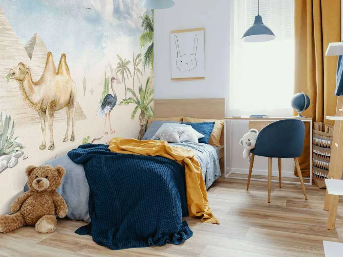 dieren_bij_de_piramides_1.webp Discount Dieren bij de piramides Kinderkamer | Dieren