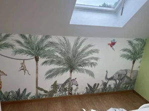 Sale Dieren en palmbomen Kinderkamer | Dieren