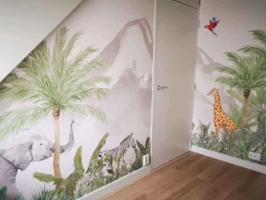 Sale Dieren en palmbomen Kinderkamer | Dieren