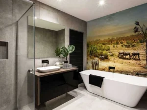 Best Dieren in de Afrikaanse savanne fotobehang Dieren
