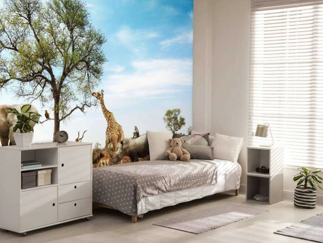 dieren_in_een_droog_lands_5.webp Best Dieren in een droog landschap fotobehang Tienerkamer | Dieren