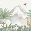 Clearance Dieren in een jungle Kinderkamer