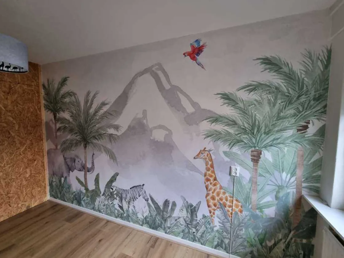dieren_in_een_jungle_4.webp Clearance Dieren in een jungle Kinderkamer