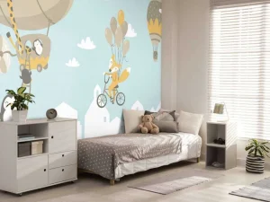 Best Dieren met ballonnen fotobehang Babykamer