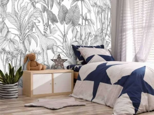 Clearance Dieren tussen de palmbomen Kinderkamer