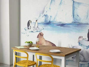 Hot Dieren van de ijswereld Kinderkamer