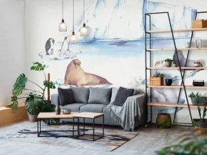 Hot Dieren van de ijswereld Kinderkamer