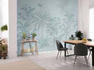 Fashion Dierenjungle blauw Kinderkamer | Dieren