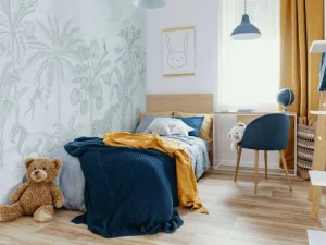 Fashion Dierenjungle blauw Kinderkamer | Dieren