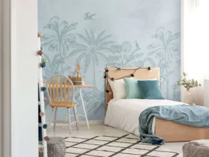 Fashion Dierenjungle blauw Kinderkamer | Dieren