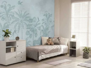 Fashion Dierenjungle blauw Kinderkamer | Dieren