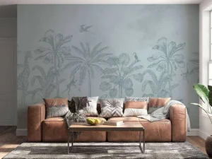 Fashion Dierenjungle blauw Kinderkamer | Dieren