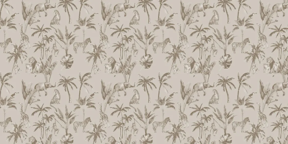 dierenjungle_patroon_taup_0.webp New Dierenjungle patroon taupe Kinderkamer