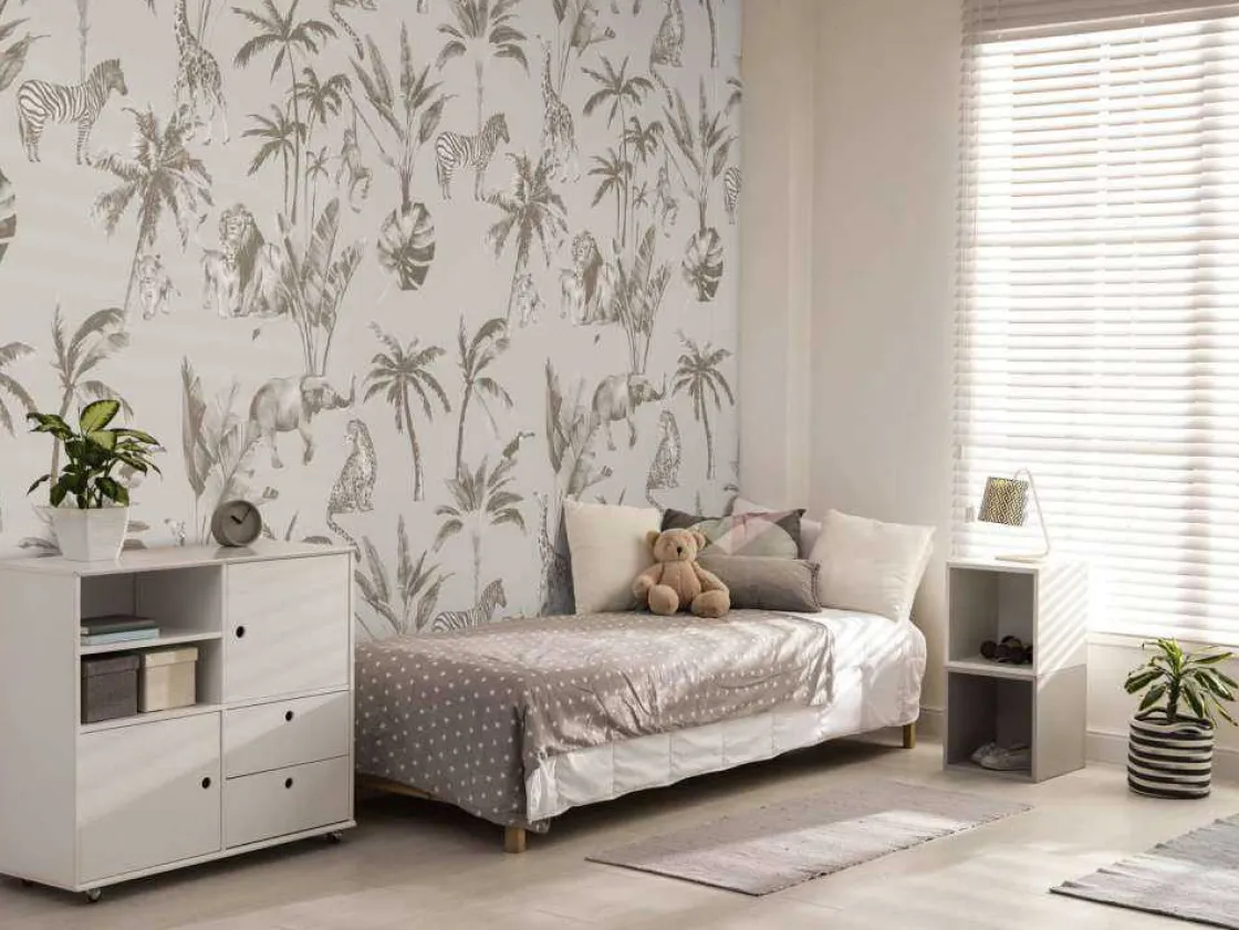 dierenjungle_patroon_taup_7.webp New Dierenjungle patroon taupe Kinderkamer