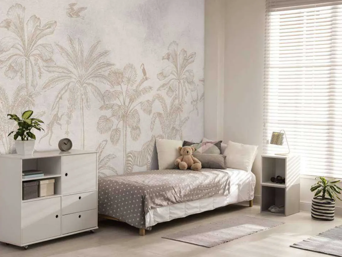 dierenjungle_taupe_5.webp Hot Dierenjungle taupe Dieren | Kinderkamer