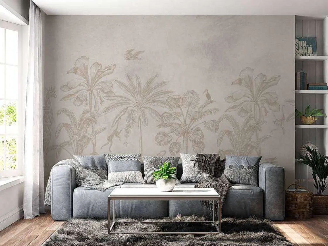 dierenjungle_taupe_9.webp Hot Dierenjungle taupe Dieren | Kinderkamer