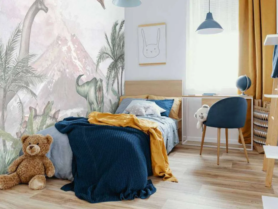 dinos_bij_een_vulkaan_13.webp Online Dino's bij een vulkaan Kinderkamer | Dieren