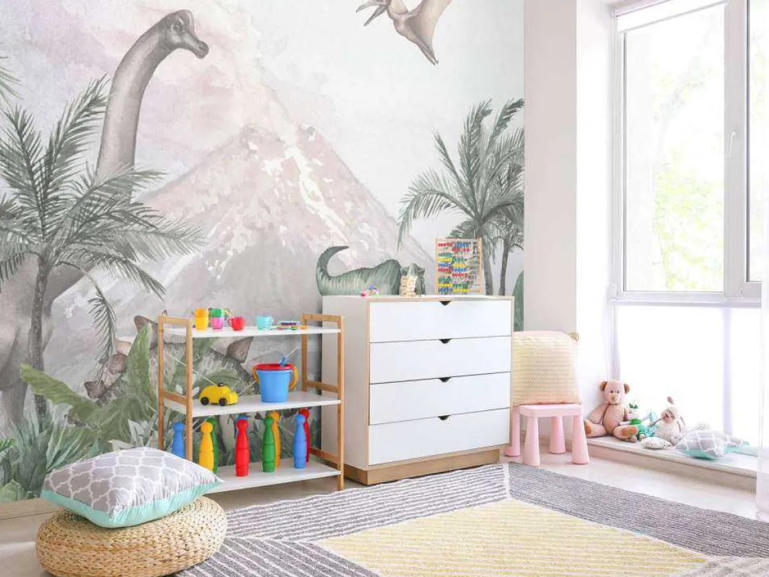 dinos_bij_een_vulkaan_16.webp Online Dino's bij een vulkaan Kinderkamer | Dieren