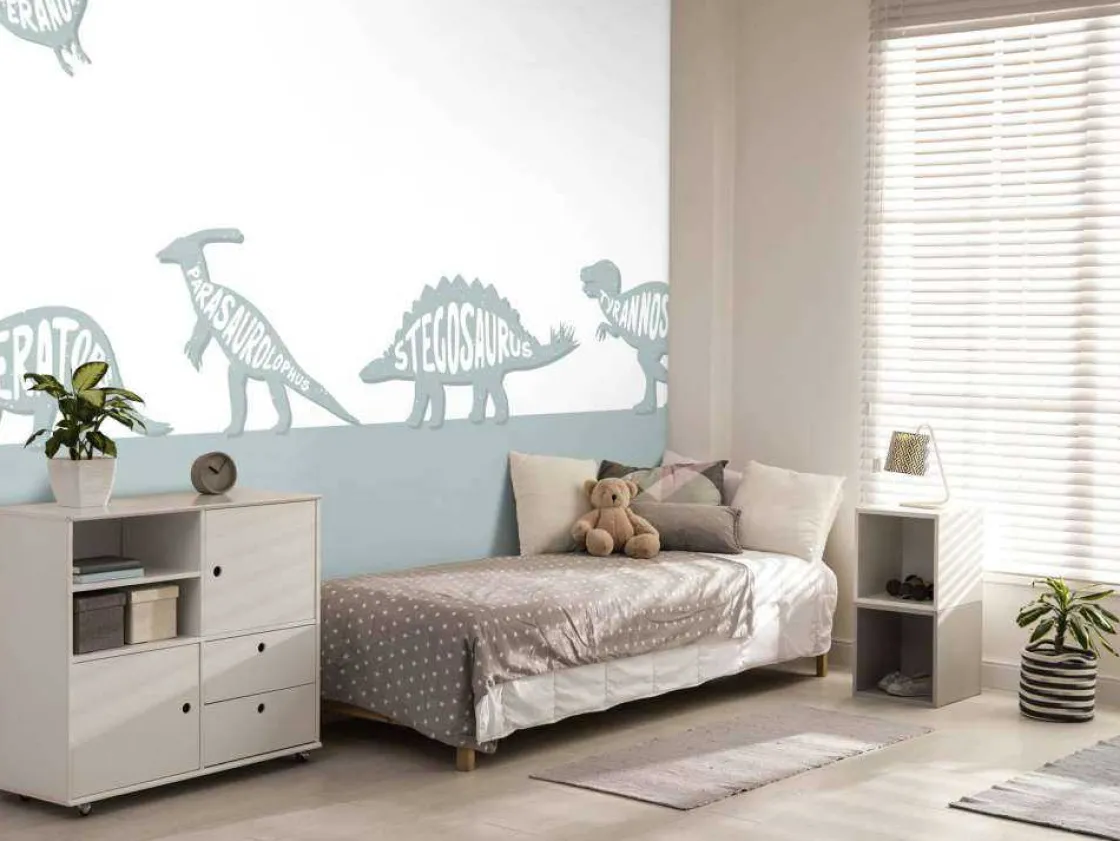dinos_met_tekst_in_blauw_7.webp Hot Dino's met tekst in blauw Kinderkamer | Dieren