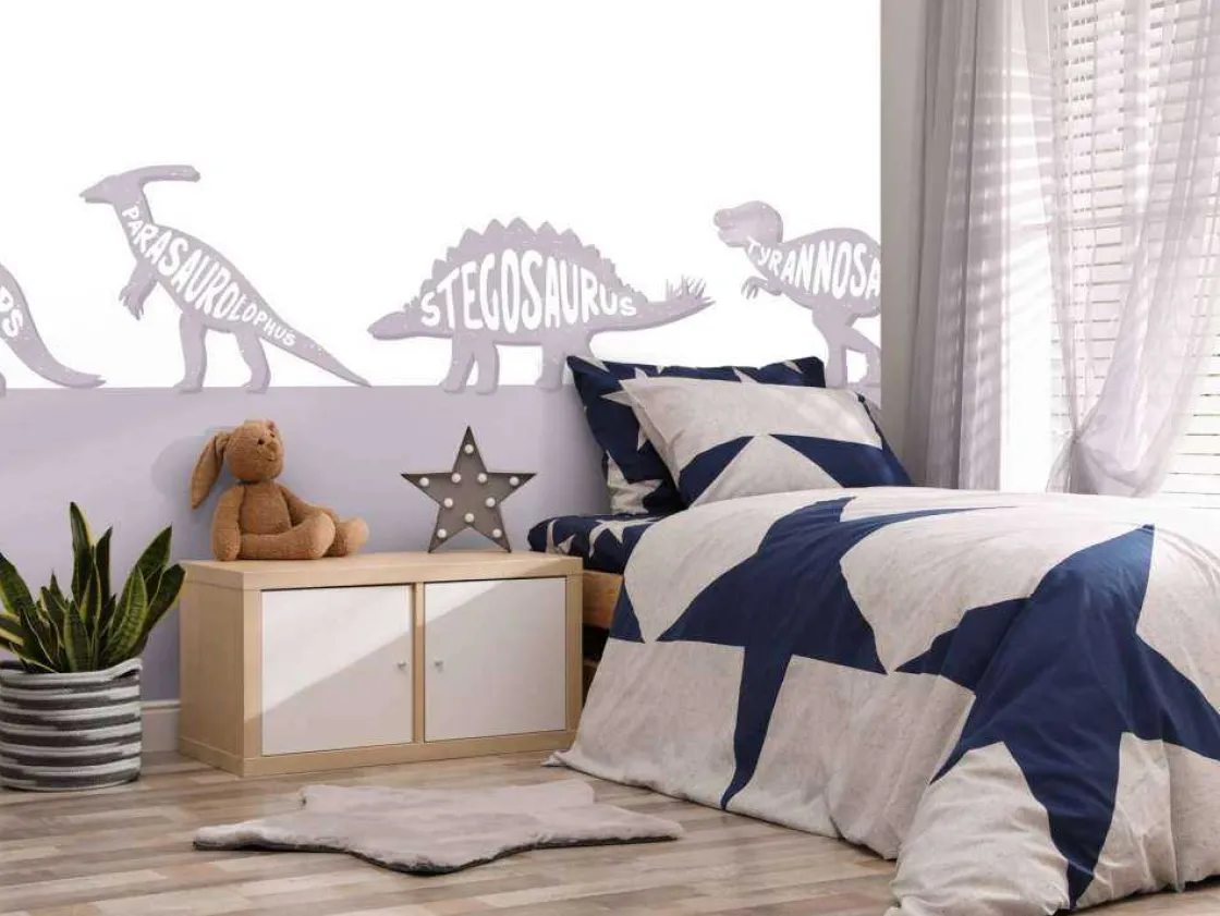 dinos_met_tekst_in_roze_5.webp Clearance Dino's met tekst in roze Kinderkamer | Dieren
