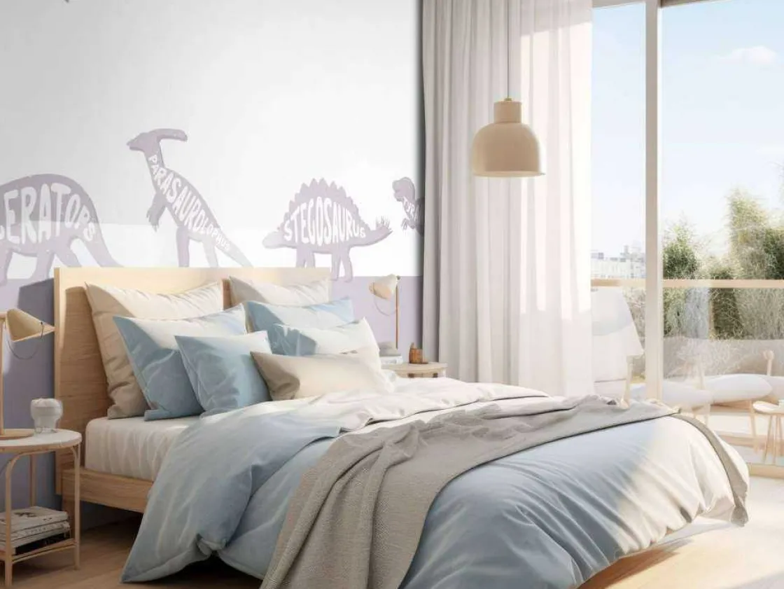 dinos_met_tekst_in_roze_8.webp Clearance Dino's met tekst in roze Kinderkamer | Dieren