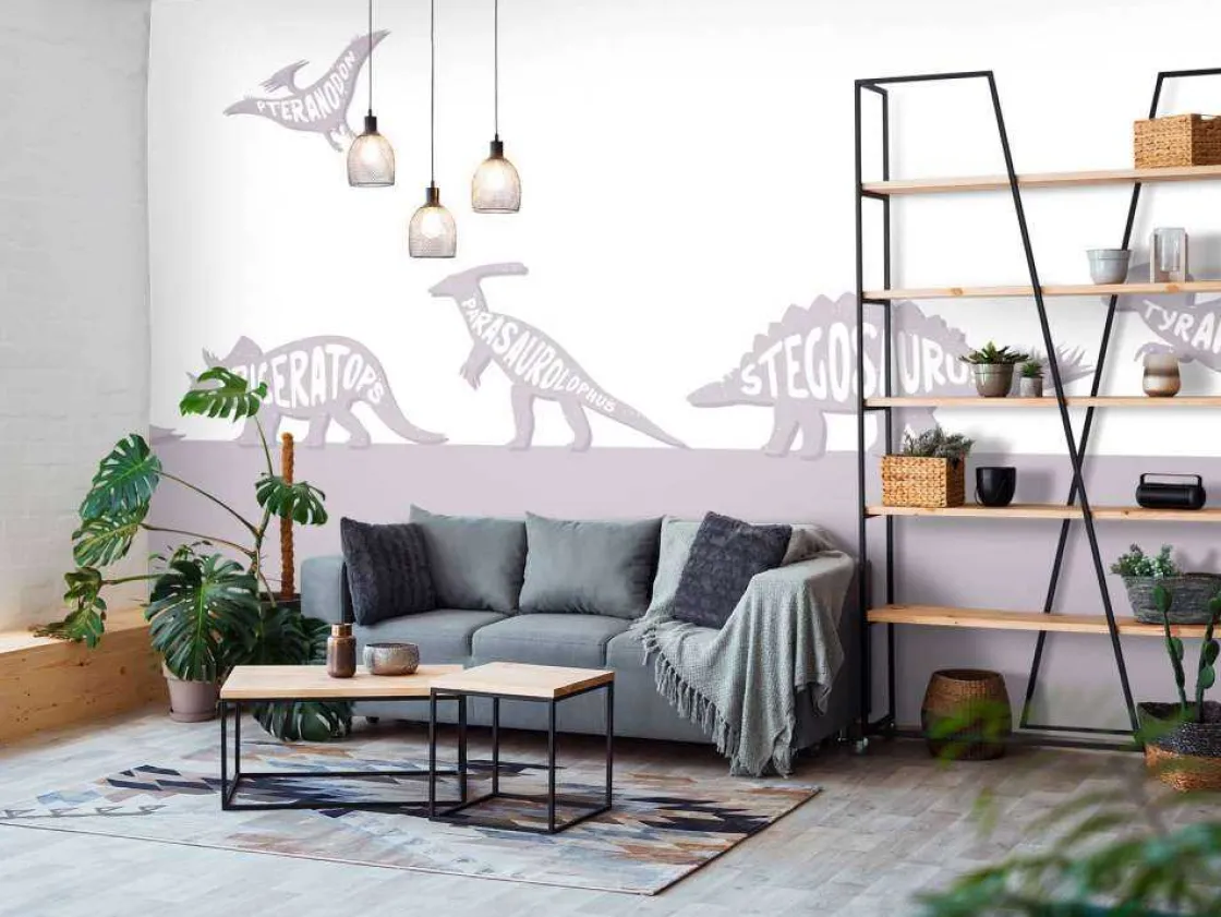 dinos_met_tekst_in_roze_9.webp Clearance Dino's met tekst in roze Kinderkamer | Dieren
