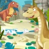 Outlet Dinosaurussen design voor kinderen fotobehang Kinderkamer | Dieren