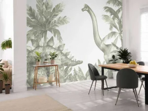 New Dinosaurussen in groen Kinderkamer | Dieren