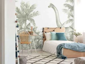 New Dinosaurussen in groen Kinderkamer | Dieren