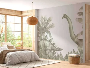 New Dinosaurussen in groen Kinderkamer | Dieren