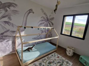 Outlet Dinosaurussen in zwart-wit Kinderkamer | Dieren