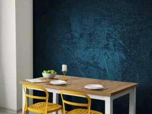 Clearance Donkerblauwe textuur fotobehang Gang | Oppervlakten