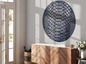 Discount Donkere slangenhuid print fotobehang Oppervlakten | Dieren