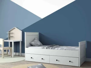 New Driehoeken in blauwtinten Kinderkamer