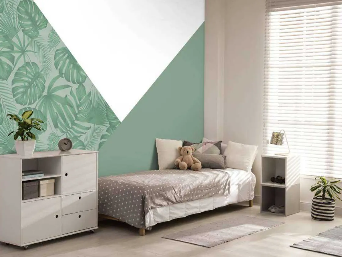driehoeken_met_jungle_pat_5.webp Clearance Driehoeken met jungle patroon Kinderkamer