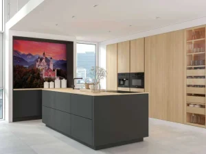Discount Een koninklijk berglandschap fotobehang Architectuur