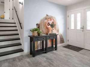 Discount Een verrast aapje fotobehang Dieren