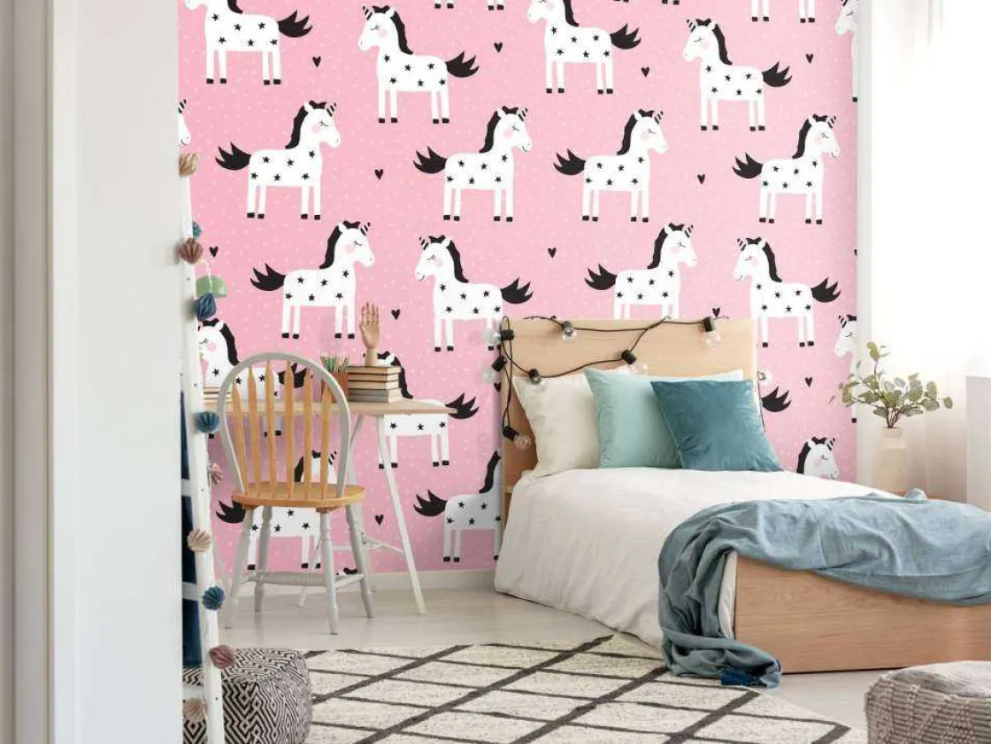 eenhoorn_patroon_3.webp New Eenhoorn patroon Kinderkamer | Dieren