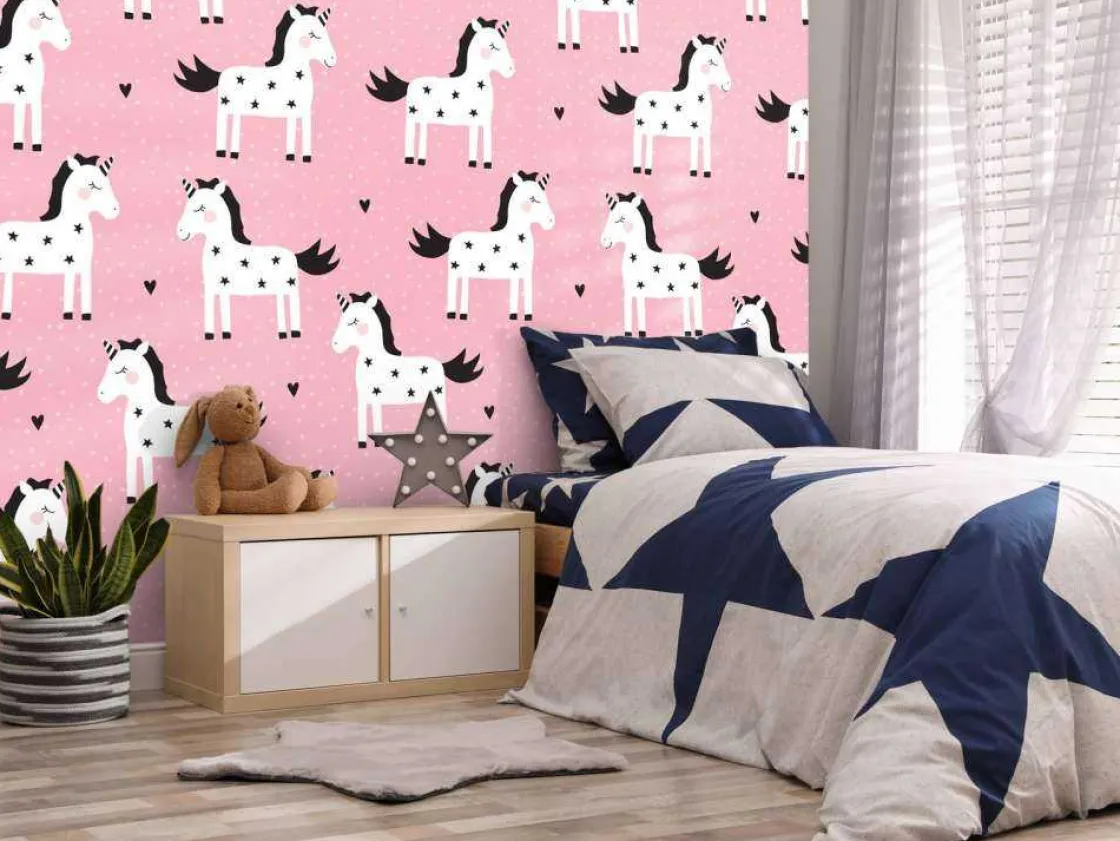 eenhoorn_patroon_5.webp New Eenhoorn patroon Kinderkamer | Dieren
