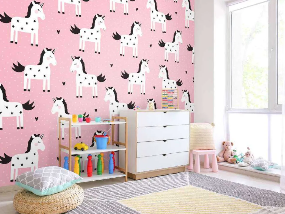 eenhoorn_patroon_6.webp New Eenhoorn patroon Kinderkamer | Dieren