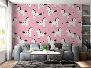 New Eenhoorn patroon Kinderkamer | Dieren