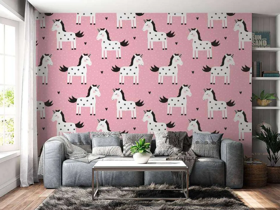 eenhoorn_patroon_9.webp New Eenhoorn patroon Kinderkamer | Dieren