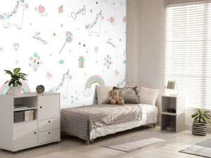 Outlet Eenhoorns, regenbogen en glitters Kinderkamer | Dieren