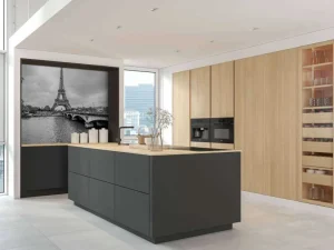 Clearance Eiffeltoren in zwart-wit fotobehang Architectuur