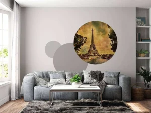 Online Eiffeltoren vintage design fotobehang Gang | Architectuur