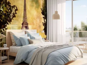 Online Eiffeltoren vintage design fotobehang Gang | Architectuur