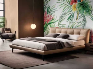 Outlet Exotische vogels print fotobehang Bloemen