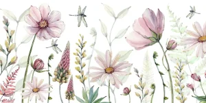 Fashion Fabulous Flowers Kinderkamer | Bloemen